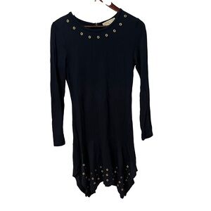 Michael Kors navy blue long sleeve dress size small